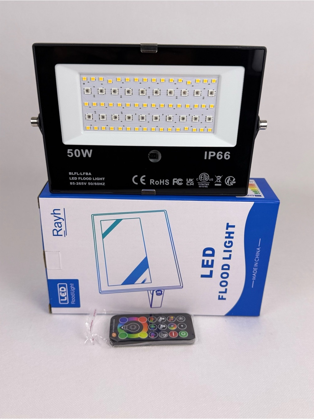Rayh 50W RGB LED Flood Light Color Changing Remote IP66 Outdoor New